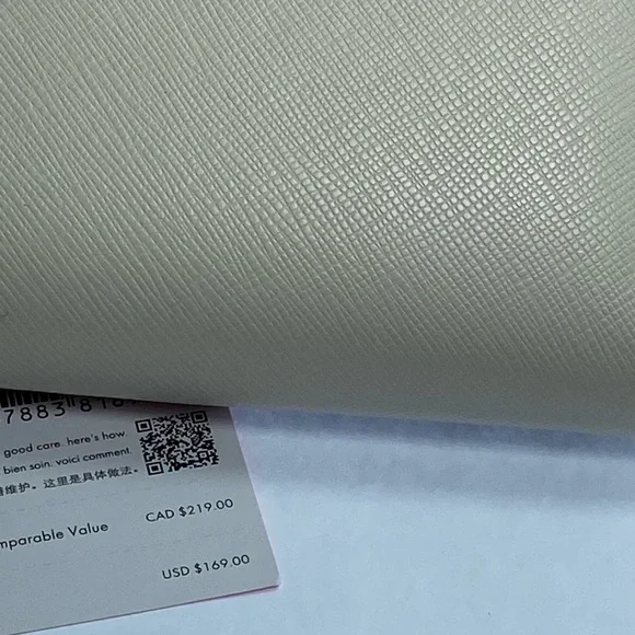 Kate Spade  Staci Large Slim Bifold Wallet In White - Picture 4 of 11